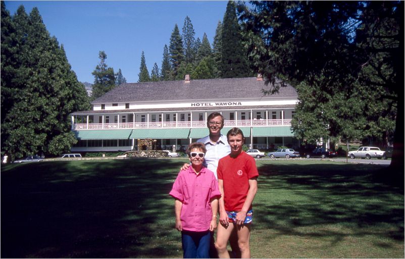 Eric & parents at the Wawona